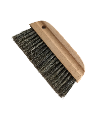 Wall brush with grey bristle