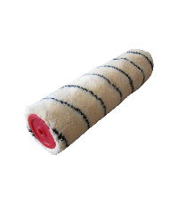 Fabric roller with tiger stripe acrylic