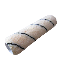Fabric roller with tiger stripe polyacrylic
