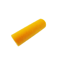 Foam roller with orange flocked