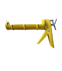 Half open caulking gun